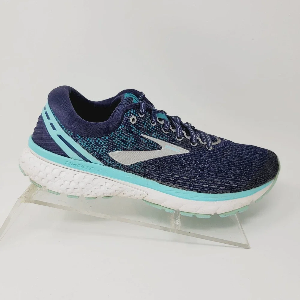 Brooks Ghost 11 Women's Sneakers Sz 9.5 B Running Shoes Navy Blue Casual